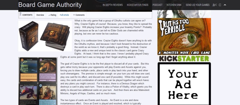 board game authority