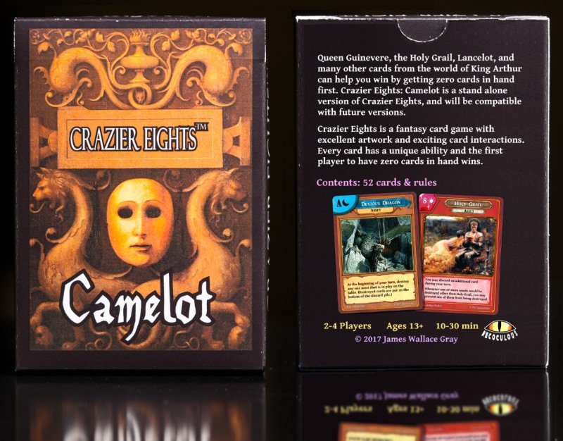 camelot box front back